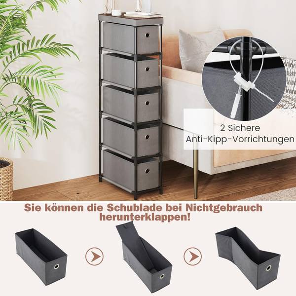 Kommode VL32538 Grau