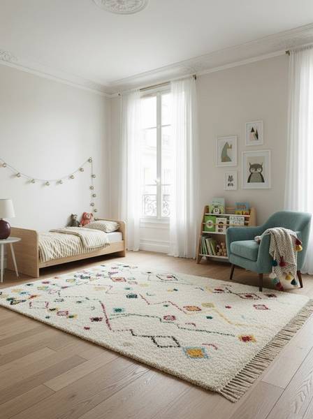 Teppich MOGADOR Pink - Textil - 160 x 230 x 160 cm