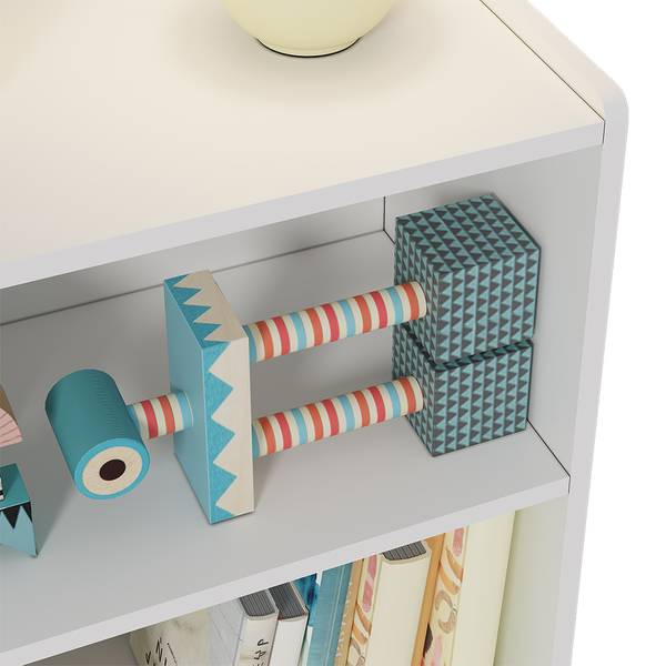 Kinderregal Conny 42808 Weiß - Holzwerkstoff - 112 x 61 x 30 cm