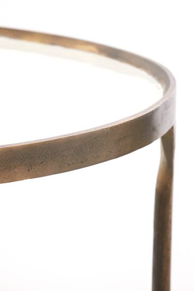 Tisch ELI Weiß - Metall - 85 x 42 x 85 cm