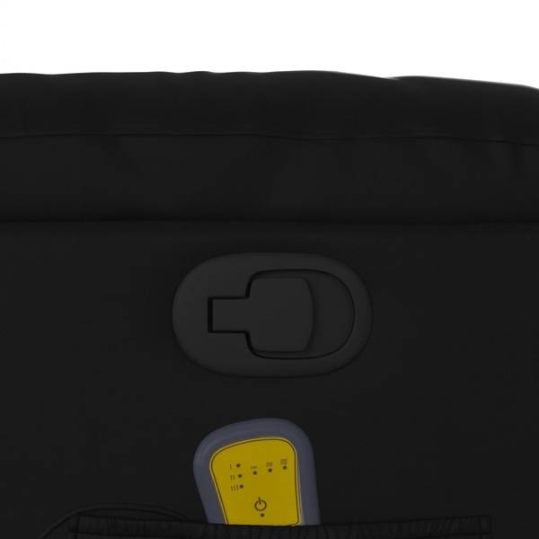 Massagesessel 3032758 Schwarz - Mischgewebe - 77 x 99 x 93 cm