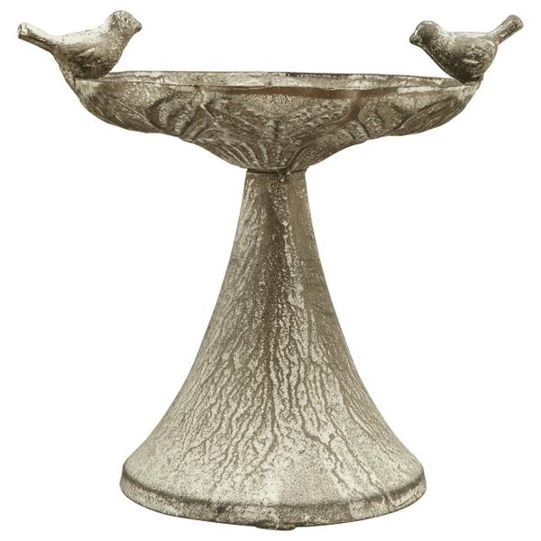 Vogeltränke 242464 Grau - Metall - 19 x 18 x 15 cm