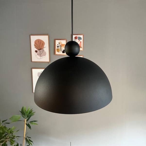 Pendelleuchte SWMYimpi Schwarz - Metall - 30 x 30 x 30 cm