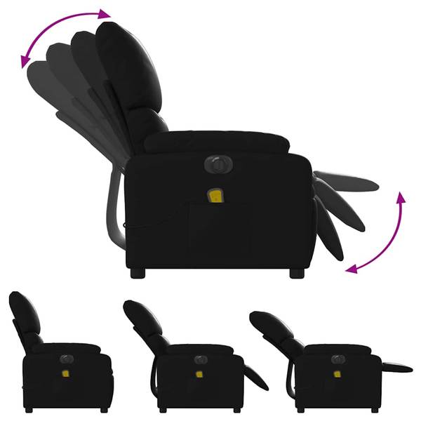 Massagesessel 3032278-4 Schwarz