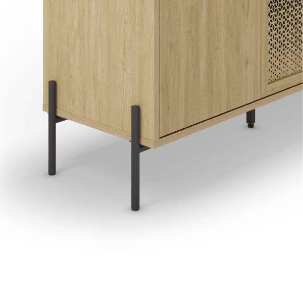 Sideboard INCA Braun - Holzwerkstoff - 40 x 80 x 120 cm