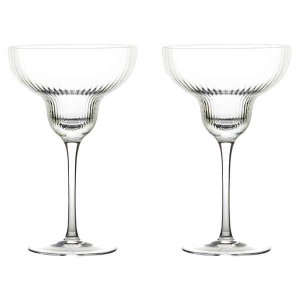 Margarita-Gläsern Empire 2er-Set Glas - 24 x 19 x 12 cm