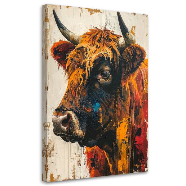 Wandbild Kühe 30 x 45 cm