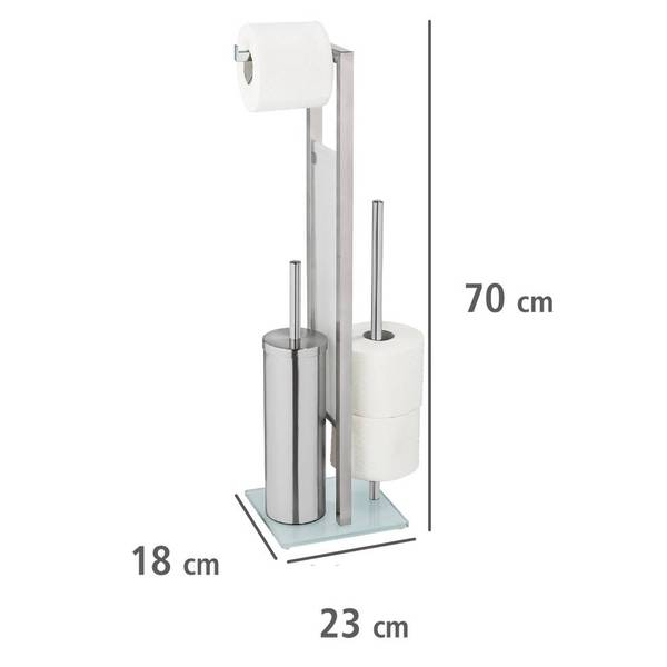 Toilettenpapierständer 3in1, WENKO Weiß