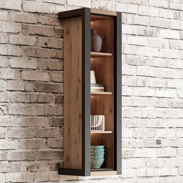 Wohnzimmer-Set ACCRA-83-8 5er-Set Braun - Holzwerkstoff - 180 x 128 x 41 cm