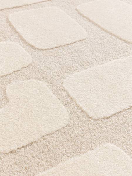 Tapis Eve Blanc - Polyester - Polypropylène - 200 x 2 x 200 cm