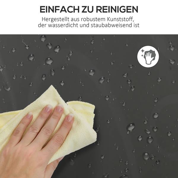 Würfelregal 850-169WT Kunststoff - 32 x 125 x 125 cm