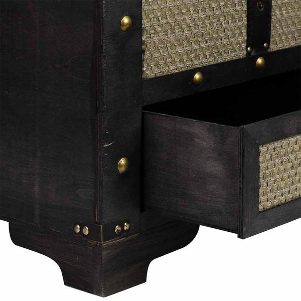 Truhe 4523370302 Braun - Holzwerkstoff - 90 x 46 x 45 cm