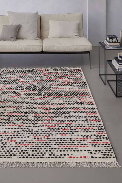 Kurzflorteppich London Red 140 x 200 cm