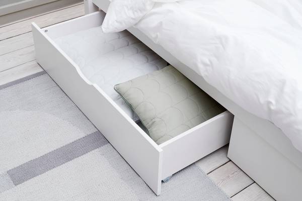 Lit simple enfant Actim Blanc - Pin - 98 x 60 x 208 cm