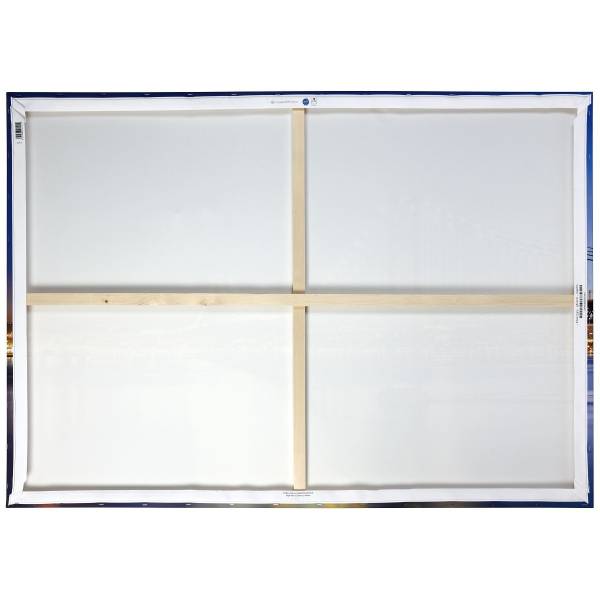 Tableau mural Montgolfiades jaune 140 x 100 cm