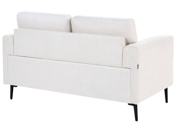 2-Sitzer Sofa LOUSTO Beige - Schwarz