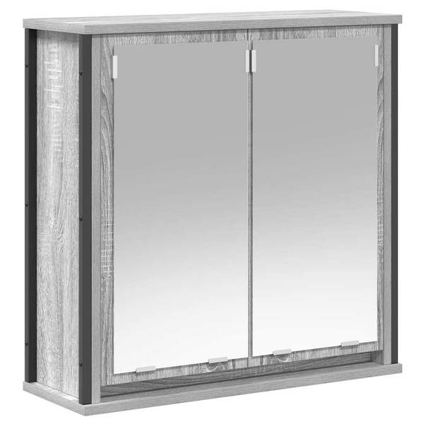 Badmöbel-Set 2er Set 3328392 Grau - Holzwerkstoff - 60 x 60 x 35 cm