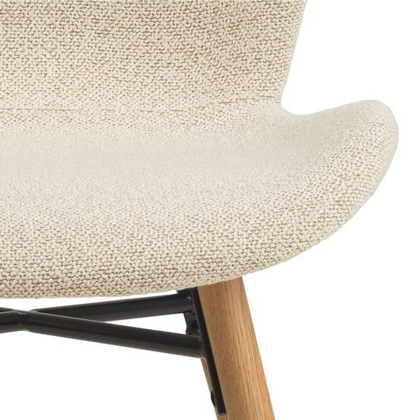 Esszimmerstuhl BatildaA1 2er Set Beige - Webstoff - 47 x 83 x 53 cm
