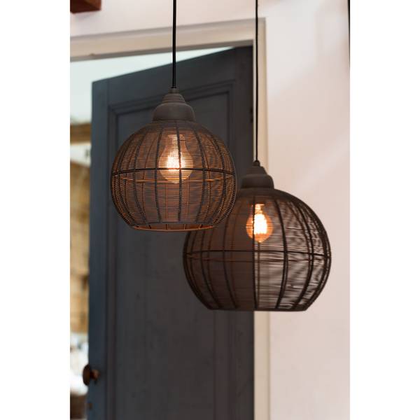 Suspension Milla Noir - Acier - 36 x 38 x 36 cm