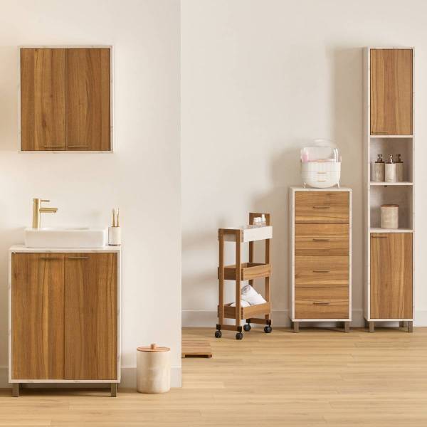 Hängeschrank COME Braun - Holzwerkstoff - 52 x 59 x 20 cm