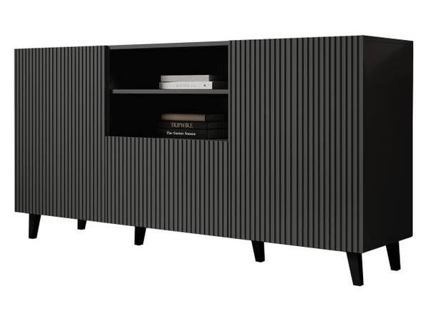 Kommode Vamos Grey 150 Grau - Holzwerkstoff - 151 x 83 x 42 cm