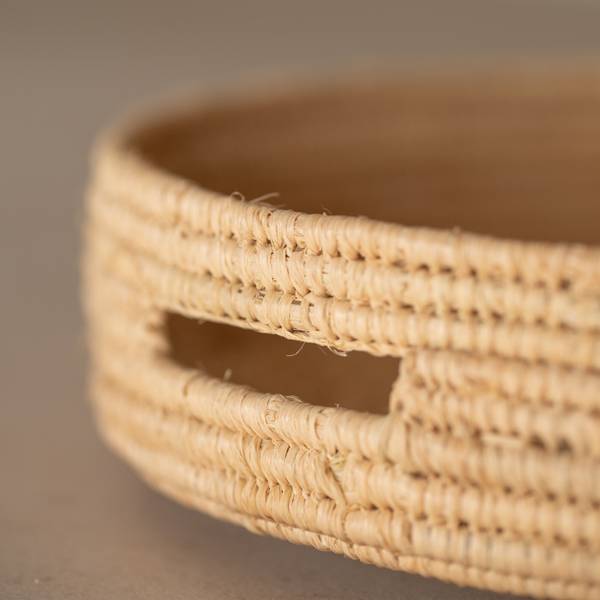 Körbe und Deko-Zubehör ARTISANAT MAROCAI Beige - Textil - 28 x 6 x 6 cm