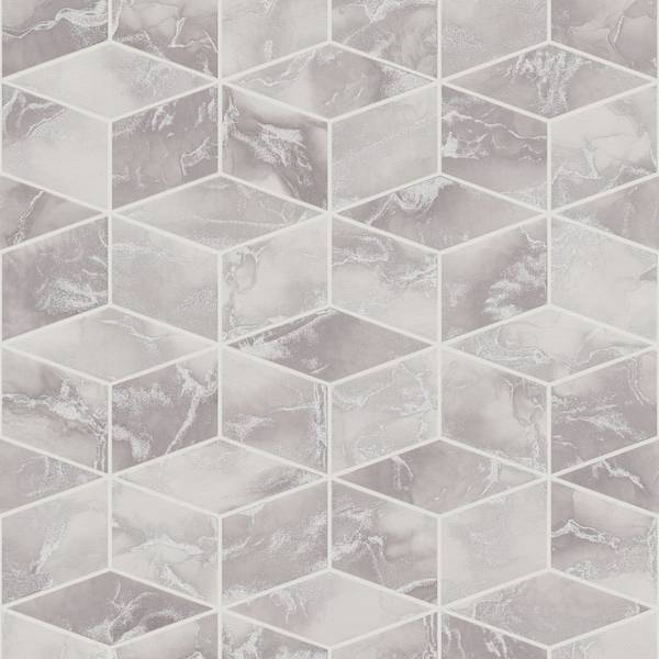 Vliestapete 378631-GU Silber - Kunststoff - 53 x 1 x 1005 cm