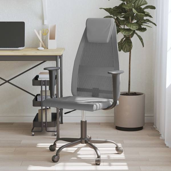 Bürostuhl mit Liegefunktion 3029025 Grau - Kunstleder - 67 x 115 x 68 cm