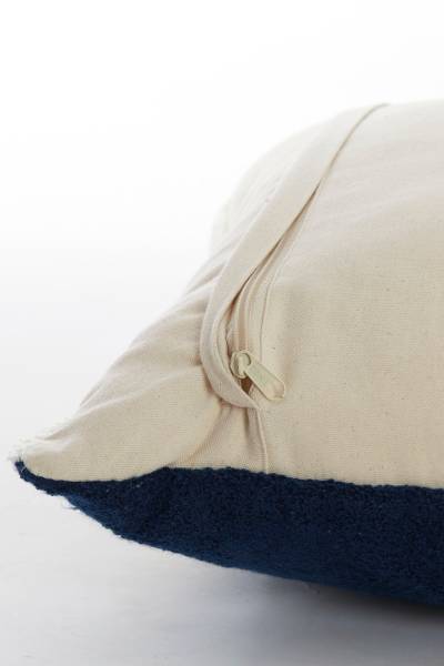 Dekokissen REJAS Blau - Textil - 45 x 10 x 45 cm