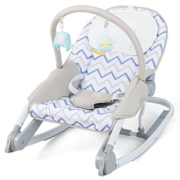 Babywippe NO32452 Grau - Metall - 43 x 59 x 82 cm