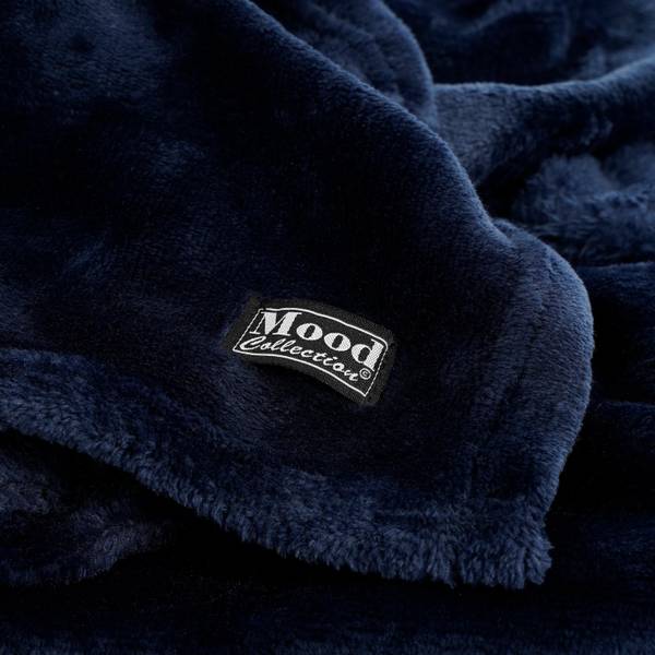 Plaid Mica donkerblauw