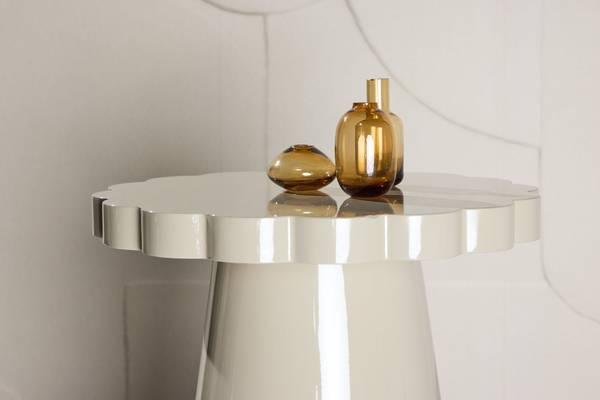 Beistelltisch Krull Beige - Holzwerkstoff - 45 x 55 x 45 cm