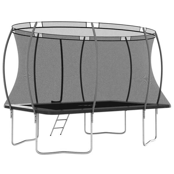 Trampolineset 3013573 grijs - 244 x 270 x 335 cm