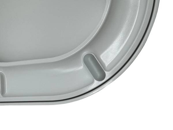 Toiletdeksel met afschuiffunctie wit