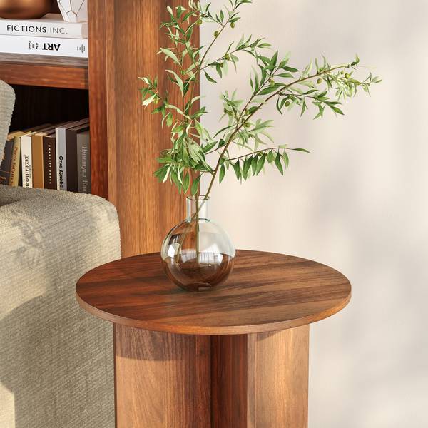 Beistelltisch Vappevn Walnuss Dekor