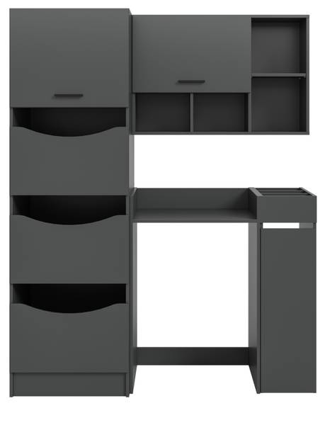 Waschmaschinenschrank Flexy 4-teilig Breite: 155 cm
