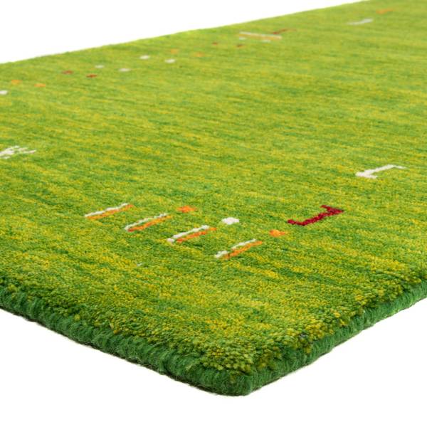 Wollteppich Läufer Fenth Grün - Tiefe: 300 cm