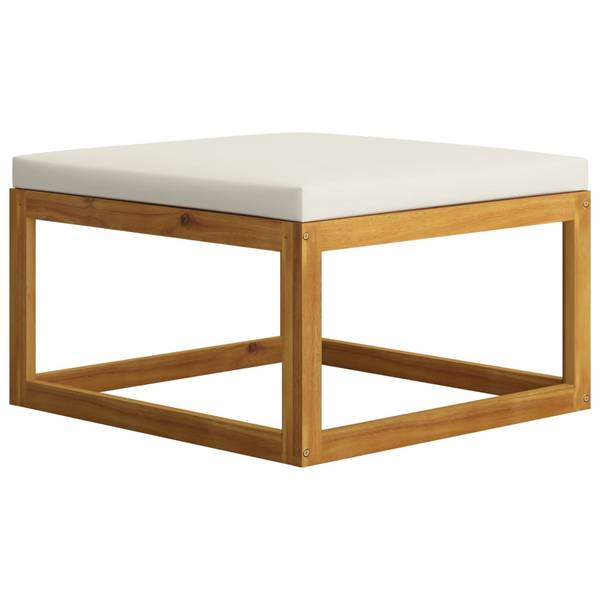 Mobilier de jardin 3009697-10 lot de 7 Blanc - Bois massif - 68 x 29 x 68 cm