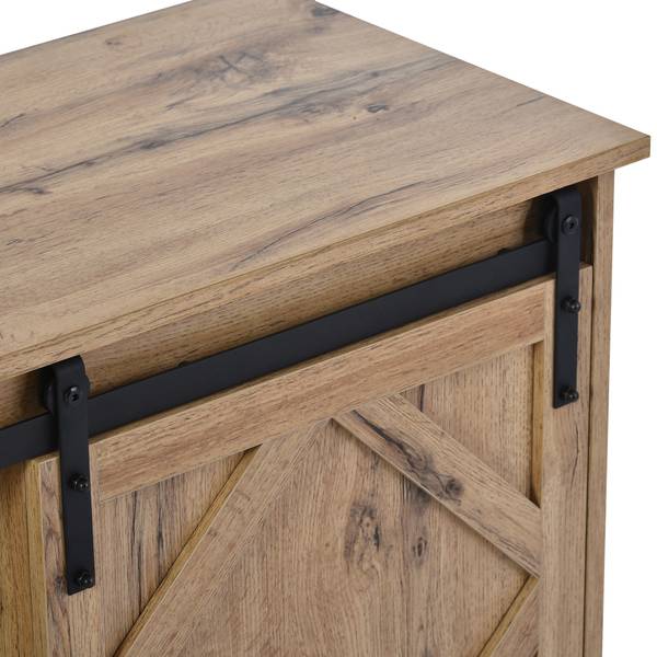 TV-Lowboard Astraios Ⅳ Schwarz - Braun - Holz