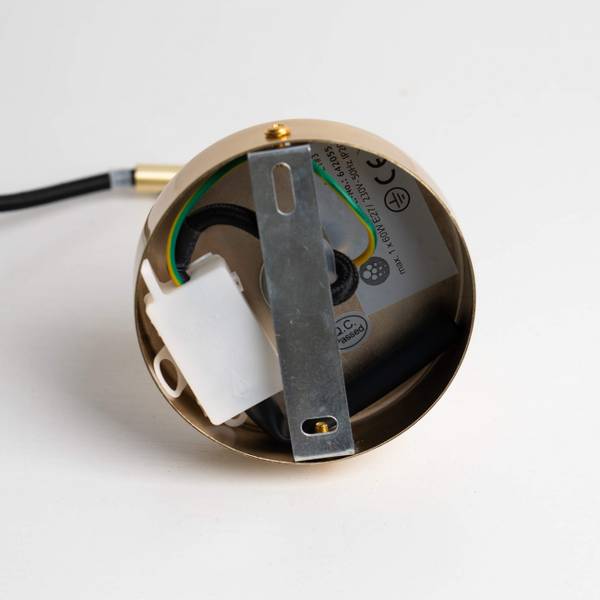 Wandleuchte Claudia Gold - Metall - 15 x 48 x 20 cm