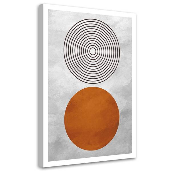 Wandbild geometrische formen im 70 x 100 cm