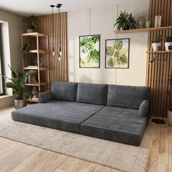 Ecksofa ANKO Dunkelgrau