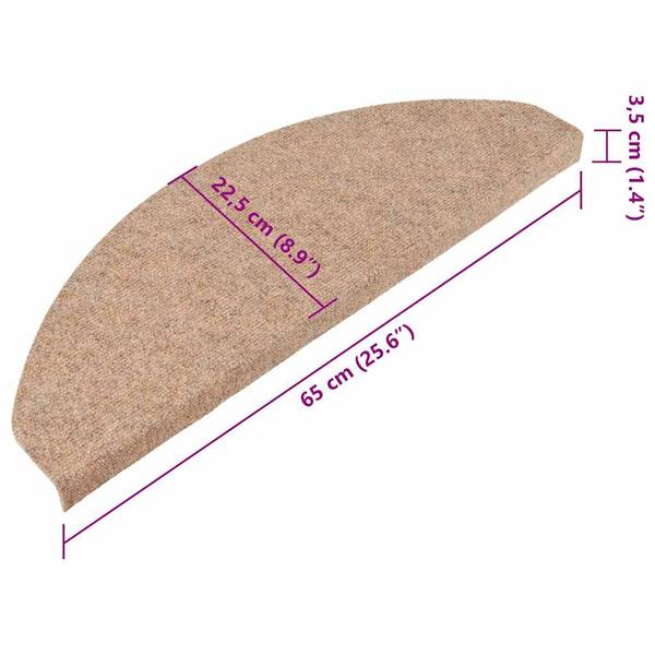 Treppenmatte 3011517 (10er Set) Beige