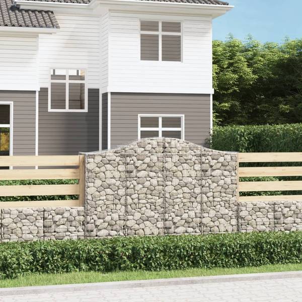 Panier de gabion 3017642-15  (lot de 25) Argenté - Fer - 50 x 160 x 200 cm