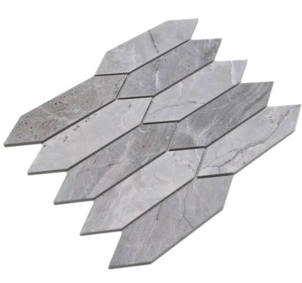 Mosaikfliesen 13-L0206 Grau - Keramik - 26 x 26 x 26 cm