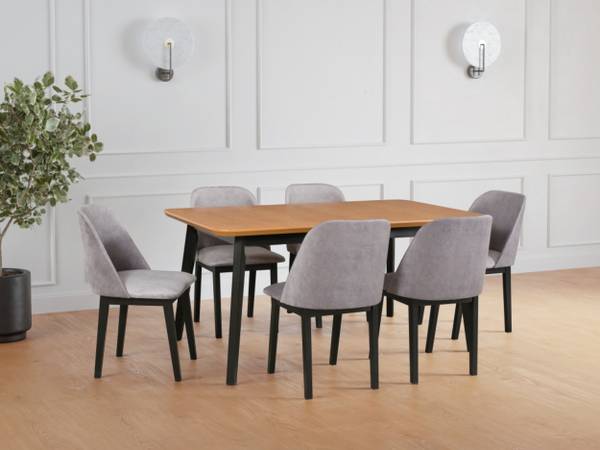Esstisch Oslo 8 Braun - Buche - 160 x 75 x 90 cm