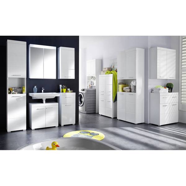 Hochschrank ALTENA-19-1 Weiß - Holzwerkstoff - 73 x 190 x 31 cm