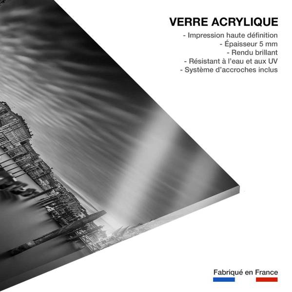 Tableau ville Les canaux de Venise 60 x 40 x 60 cm - Matière plastique