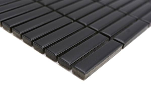 Mosaikfliesen 24-BM8 Schwarz - Keramik - 30 x 30 x 30 cm