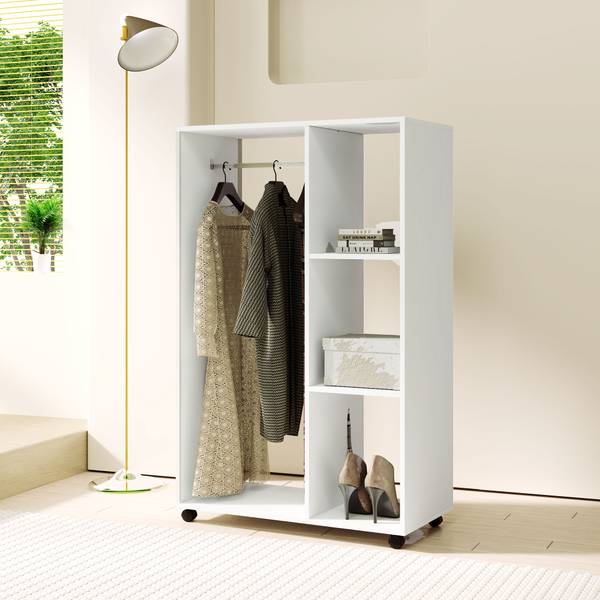 Kleiderschrank auf Rollen 831-078V92WT kaufen
